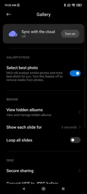 Xiaomi Gallery android App screenshot 6